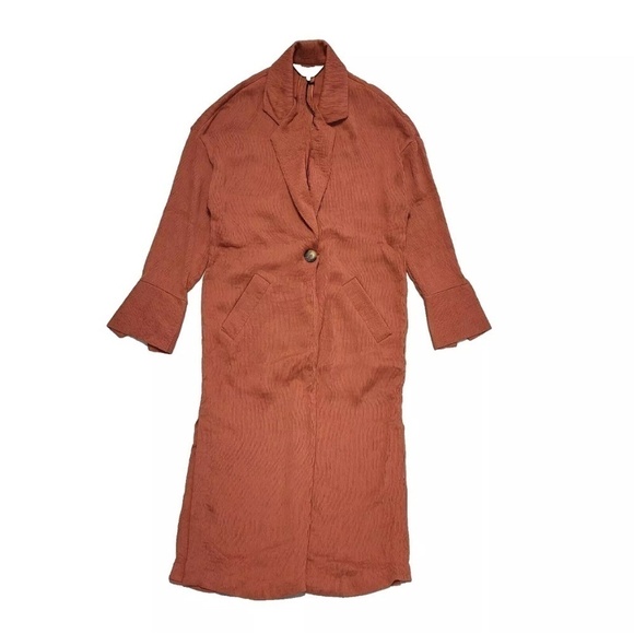 Nine by Savannah Miller Terracotta Lightweight Chuk Coat - Picture 4 of 4